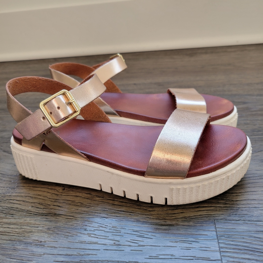 Mia Rose Gold Sandals